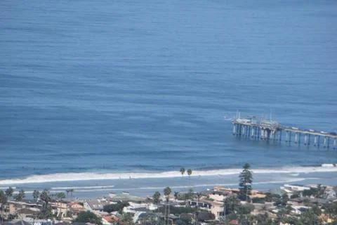 Mount Soledad breathtaking panoramic views from all directions Stock Photos