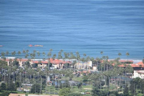 Mount Soledad breathtaking panoramic views from all directions Stock Photos