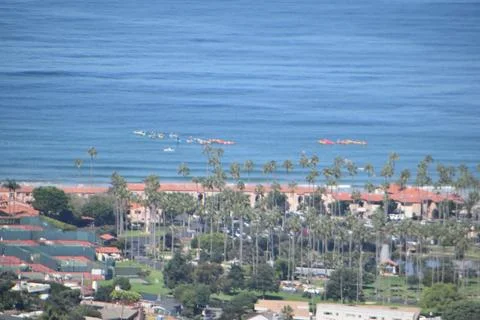 Mount Soledad breathtaking panoramic views from all directions Stock Photos