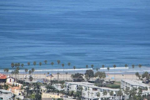Mount Soledad breathtaking panoramic views from all directions Stock Photos