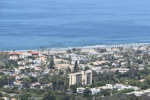 Mount Soledad breathtaking panoramic views from all directions Stock Photos