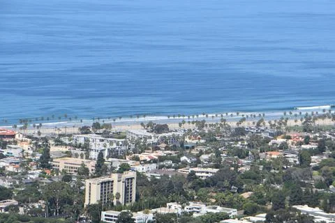 Mount Soledad breathtaking panoramic views from all directions Stock Photos