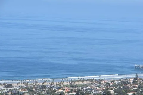 Mount Soledad breathtaking panoramic views from all directions Stock Photos