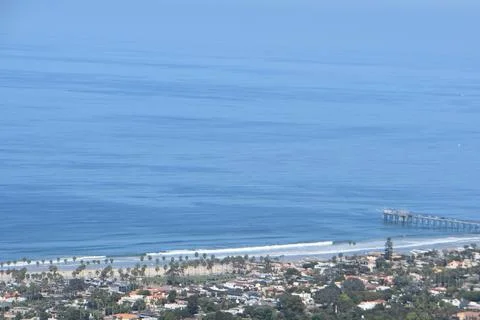 Mount Soledad breathtaking panoramic views from all directions Stock Photos