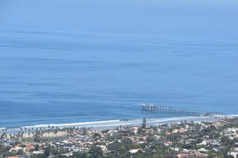 Mount Soledad breathtaking panoramic views from all directions Stock Photos