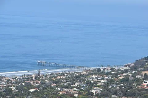 Mount Soledad breathtaking panoramic views from all directions Stock Photos