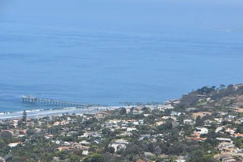 Mount Soledad breathtaking panoramic views from all directions Stock Photos