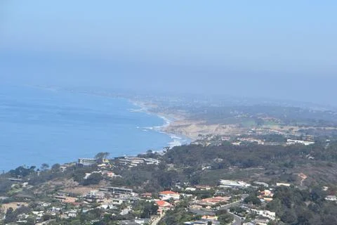 Mount Soledad breathtaking panoramic views from all directions Stock Photos