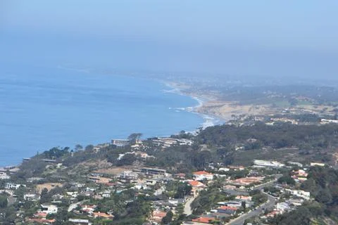 Mount Soledad breathtaking panoramic views from all directions Stock Photos