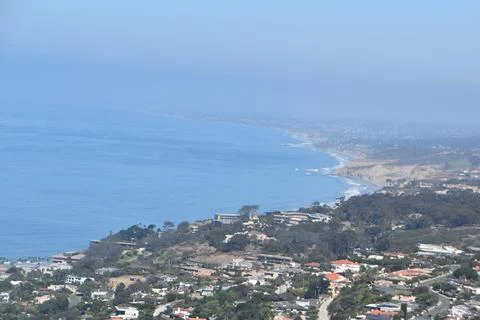 Mount Soledad breathtaking panoramic views from all directions Stock Photos
