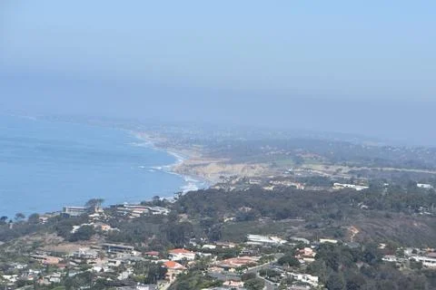 Mount Soledad breathtaking panoramic views from all directions Stock Photos
