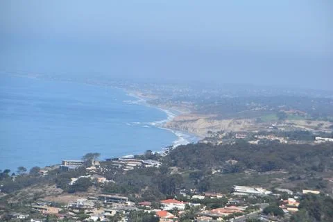 Mount Soledad breathtaking panoramic views from all directions Stock Photos