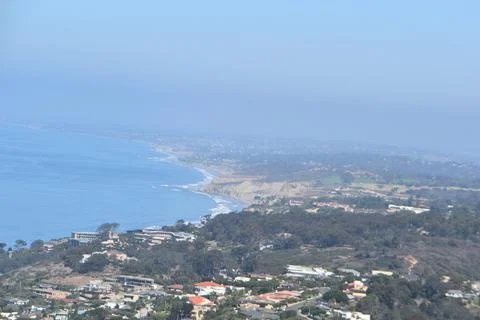 Mount Soledad breathtaking panoramic views from all directions Stock Photos