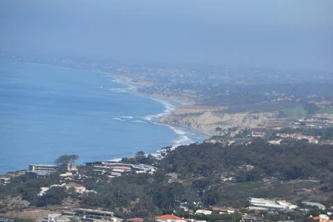 Mount Soledad breathtaking panoramic views from all directions Stock Photos
