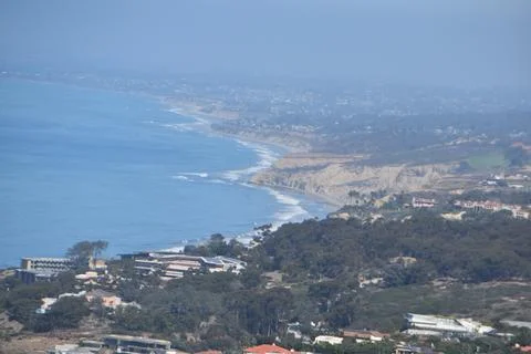 Mount Soledad breathtaking panoramic views from all directions Stock Photos