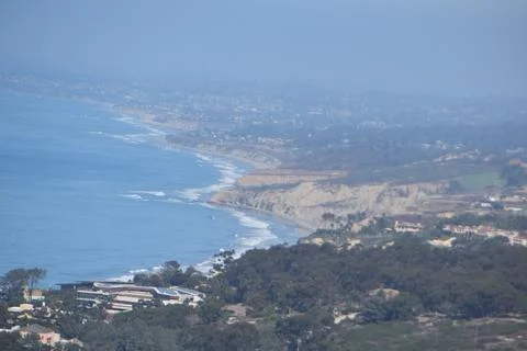 Mount Soledad breathtaking panoramic views from all directions Stock Photos