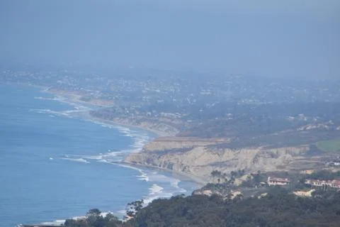 Mount Soledad breathtaking panoramic views from all directions Stock Photos