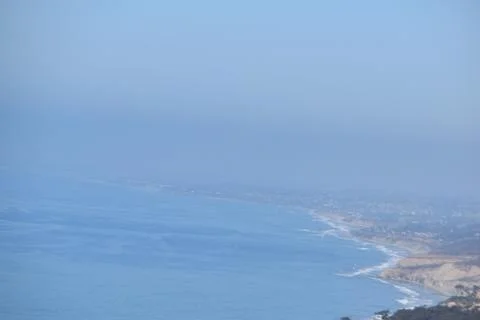 Mount Soledad breathtaking panoramic views from all directions Stock Photos