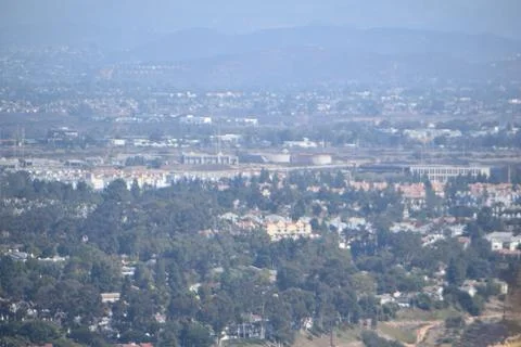 Mount Soledad breathtaking panoramic views from all directions Stock Photos