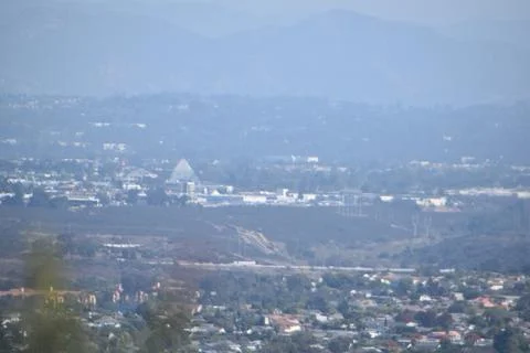 Mount Soledad breathtaking panoramic views from all directions Stock Photos