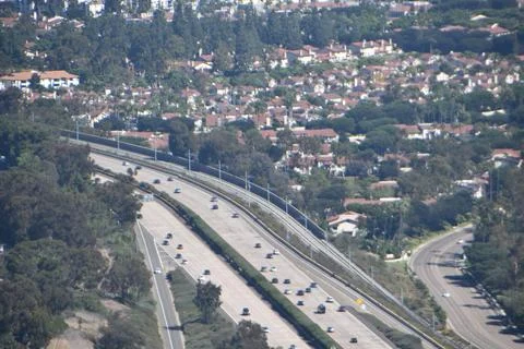 Mount Soledad breathtaking panoramic views from all directions Stock Photos