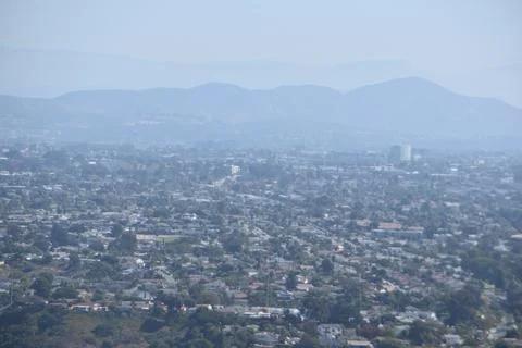 Mount Soledad breathtaking panoramic views from all directions Stock Photos