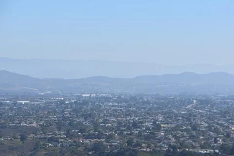 Mount Soledad breathtaking panoramic views from all directions Stock Photos