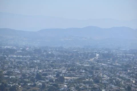 Mount Soledad breathtaking panoramic views from all directions Stock Photos
