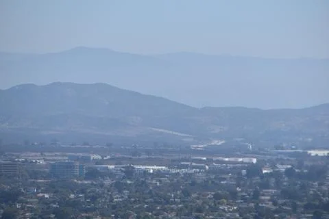 Mount Soledad breathtaking panoramic views from all directions Stock Photos