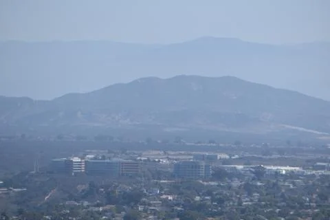 Mount Soledad breathtaking panoramic views from all directions Stock Photos