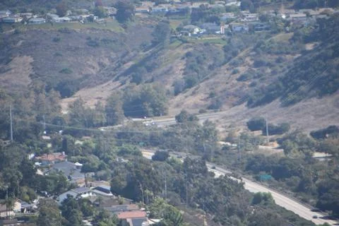 Mount Soledad breathtaking panoramic views from all directions Stock Photos
