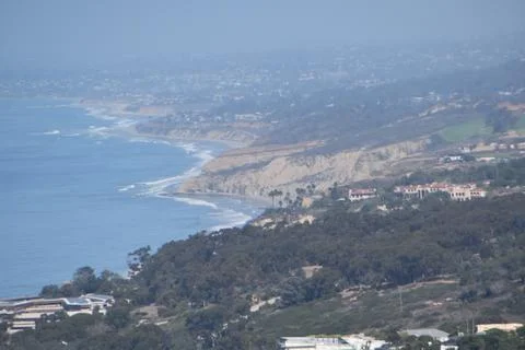 Mount Soledad breathtaking panoramic views from all directions Stock Photos