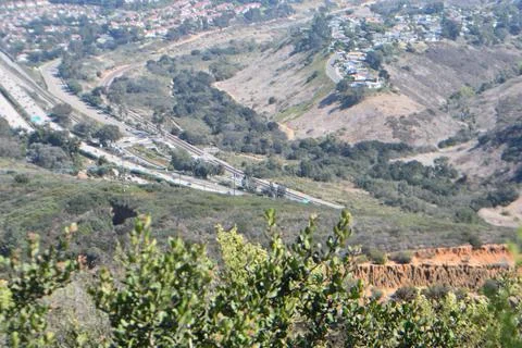 Mount Soledad breathtaking panoramic views from all directions Stock Photos