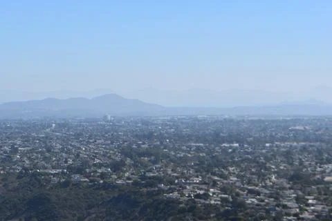 Mount Soledad breathtaking panoramic views from all directions Stock Photos