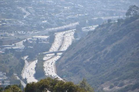 Mount Soledad breathtaking panoramic views from all directions Stock Photos
