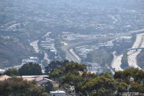 Mount Soledad breathtaking panoramic views from all directions Stock Photos