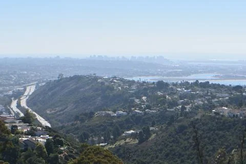 Mount Soledad breathtaking panoramic views from all directions Stock Photos