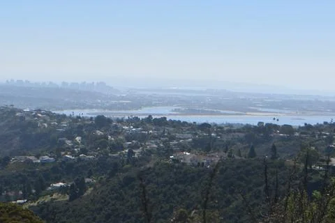 Mount Soledad breathtaking panoramic views from all directions Stock Photos