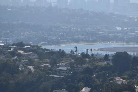 Mount Soledad breathtaking panoramic views from all directions Stock Photos