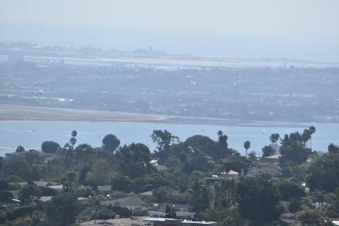 Mount Soledad breathtaking panoramic views from all directions Stock Photos