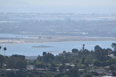 Mount Soledad breathtaking panoramic views from all directions Stock Photos