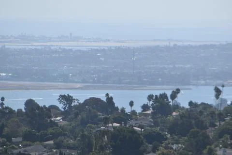 Mount Soledad breathtaking panoramic views from all directions Stock Photos