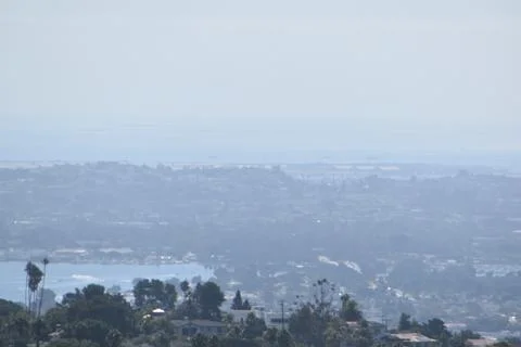Mount Soledad breathtaking panoramic views from all directions Stock Photos