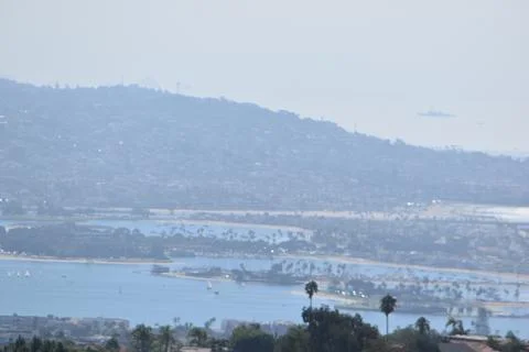 Mount Soledad breathtaking panoramic views from all directions Stock Photos