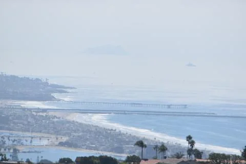 Mount Soledad breathtaking panoramic views from all directions Stock Photos