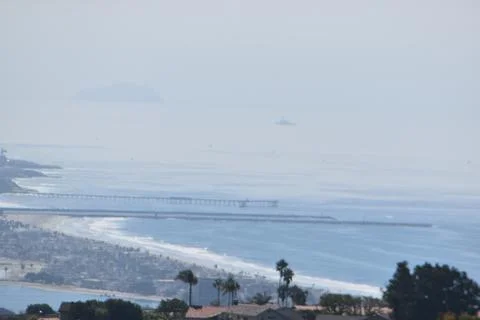Mount Soledad breathtaking panoramic views from all directions Stock Photos