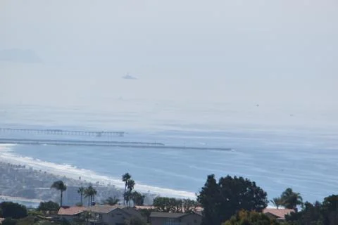 Mount Soledad breathtaking panoramic views from all directions Stock Photos