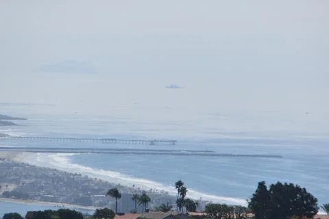 Mount Soledad breathtaking panoramic views from all directions Stock Photos
