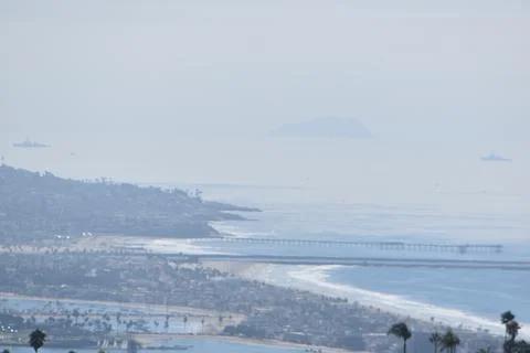 Mount Soledad breathtaking panoramic views from all directions Stock Photos