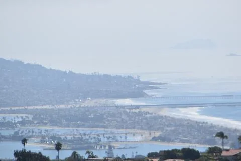 Mount Soledad breathtaking panoramic views from all directions Stock Photos